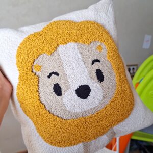 Coussin Tête de Lion
